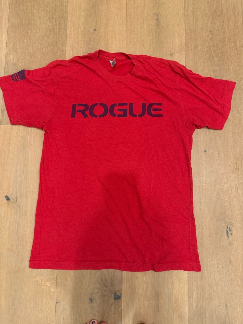 Rogue Men's Red Tee with Black Logo